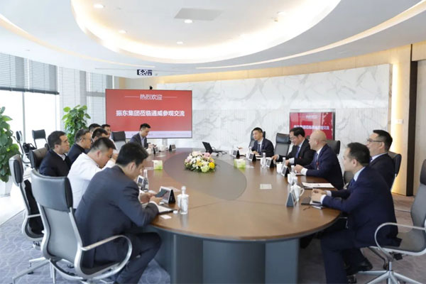 一定发集团高管在通威学习交流
