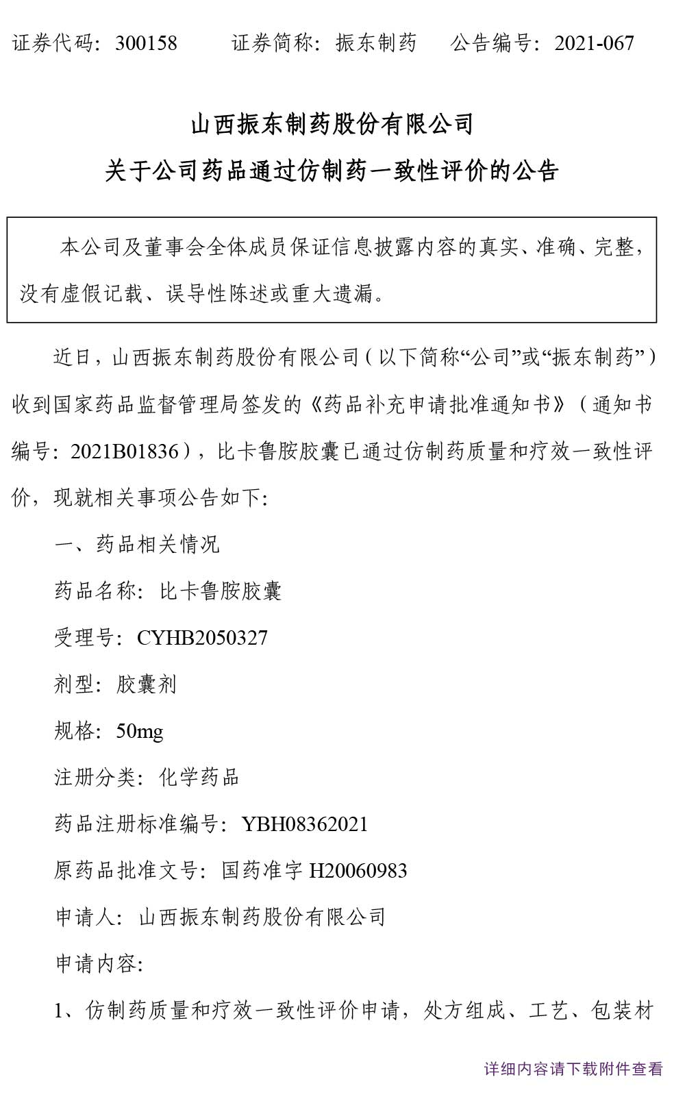 一定发制药,一定发,300158,仿制药,一致性评价