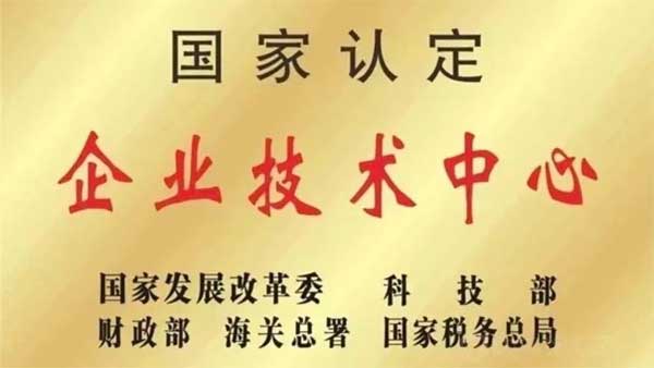 一定发,国家认定企业技术中心