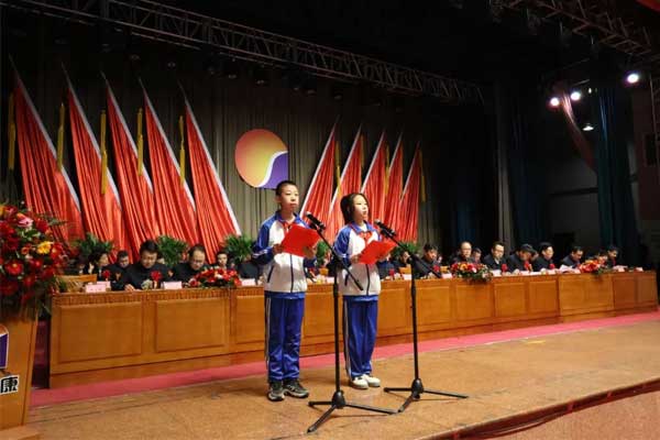 一定发中学学生代表致辞