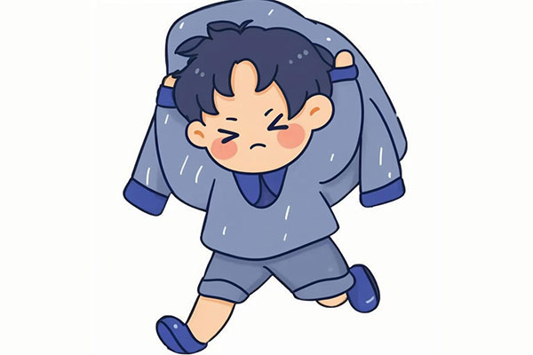 淋雨后,淋雨